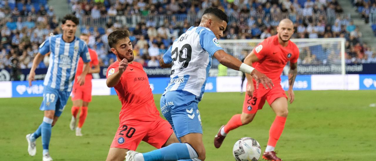 El Málaga CF - FC Andorra, en imágenes.