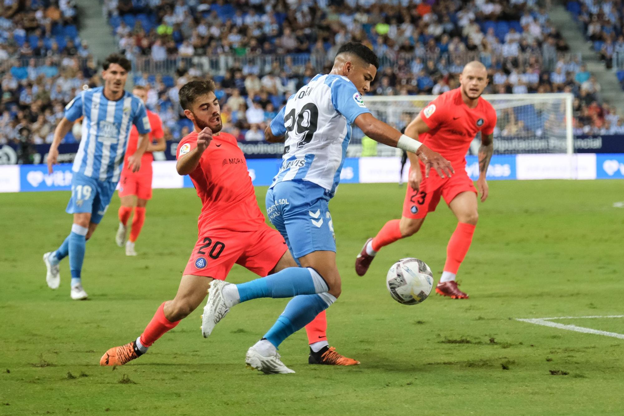 El Málaga CF - FC Andorra, en imágenes