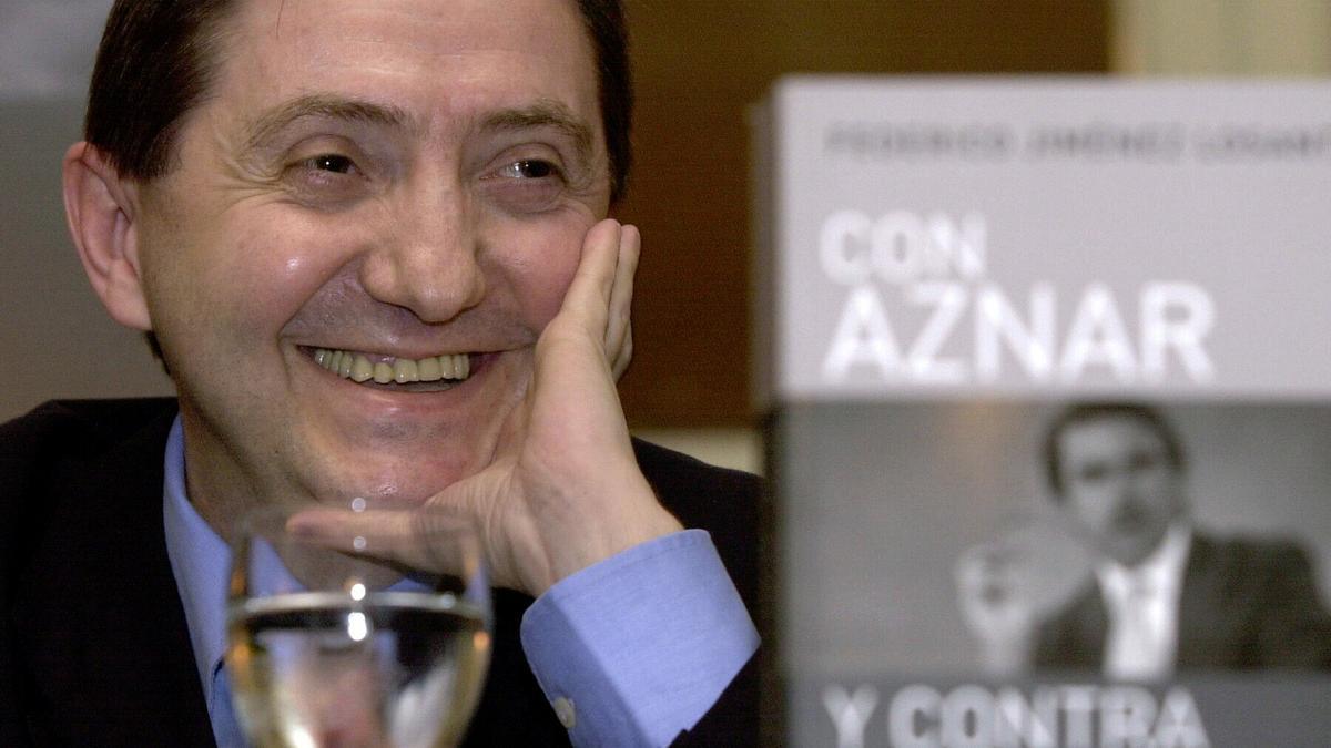 Federico Jiménez Losantos durante la presentacxión del libro 'Con Aznar y contra Aznar'