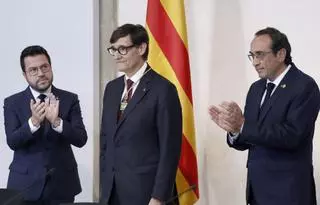 Salvador Illa, tras tomar posesión como president: "Mi propósito es unir, respetando la pluralidad de Cataluña"