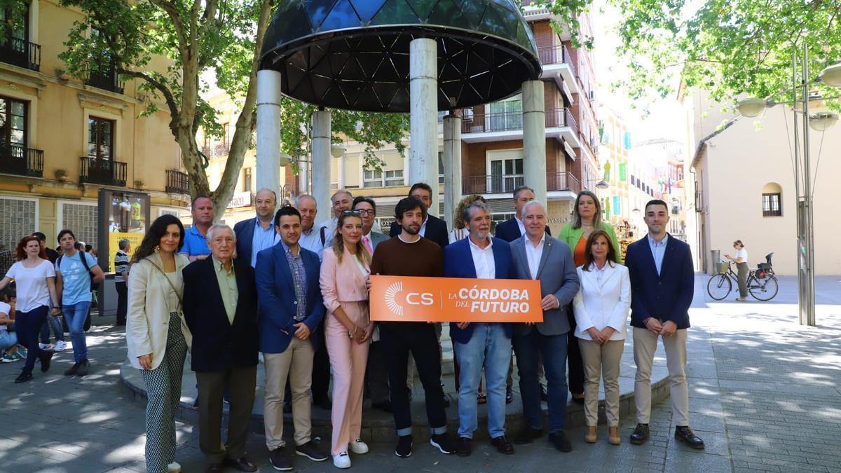 Miembros de la candidatura de Cs en Córdoba.