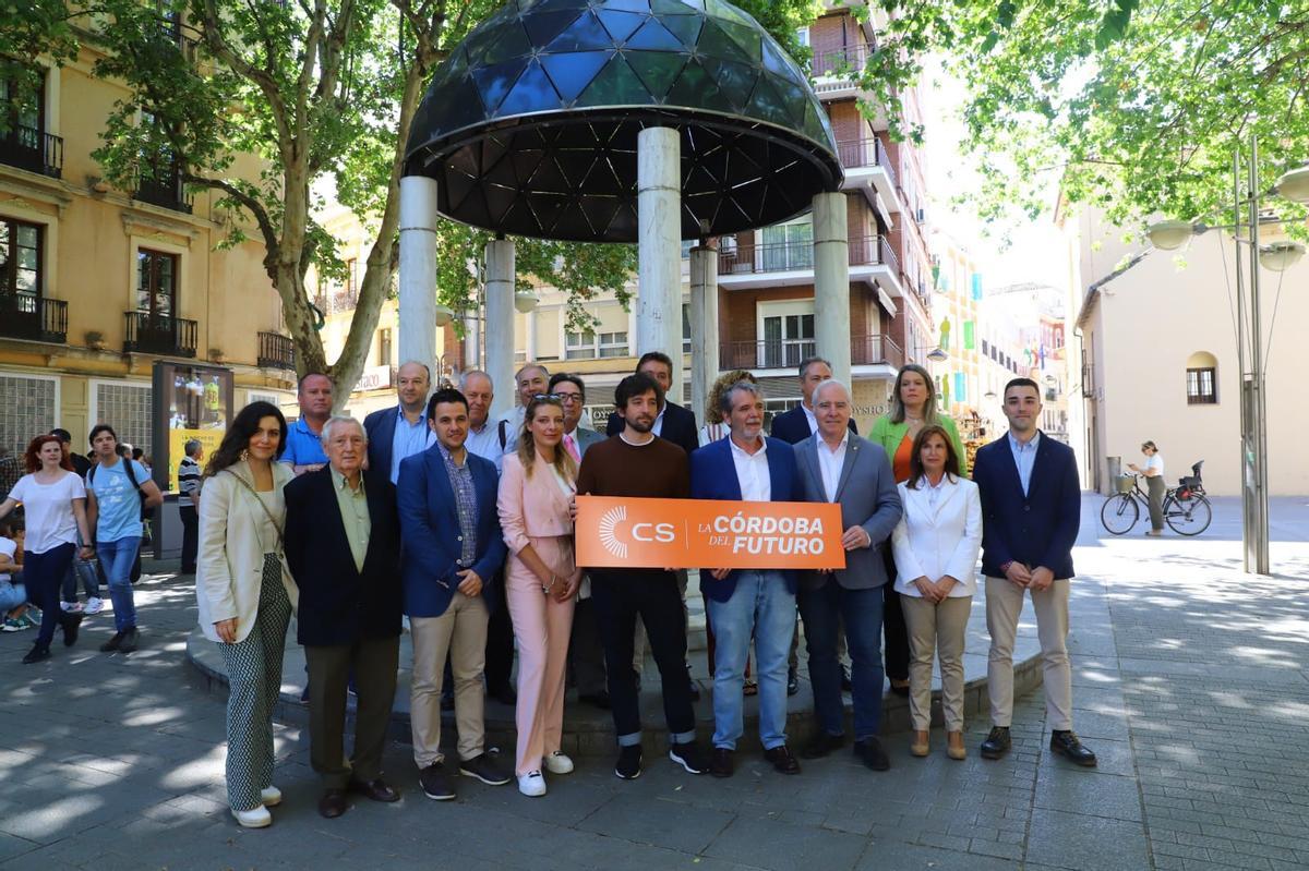 Miembros de la candidatura de Cs en Córdoba.