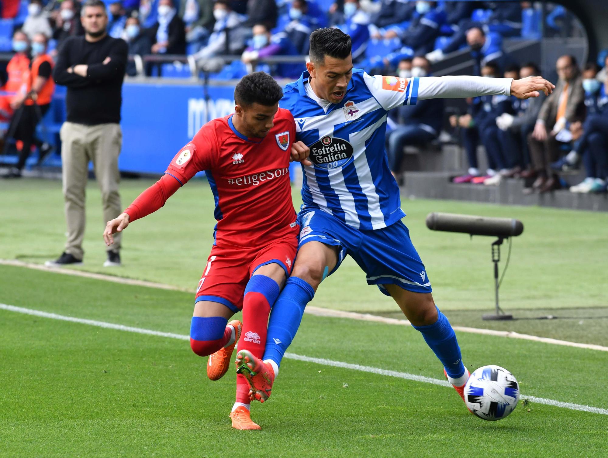 El Deportivo le gana 2-1 al Numancia