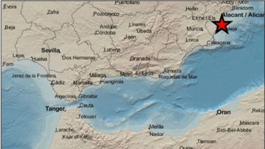 Santa Pola registra un terremoto de 2,1 grados