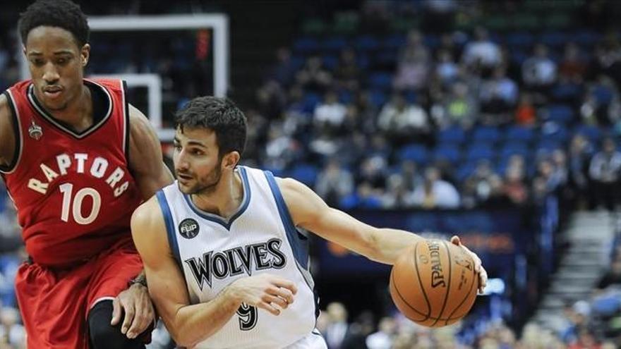 Los Timberwolves ganan con un buen Ricky Rubio