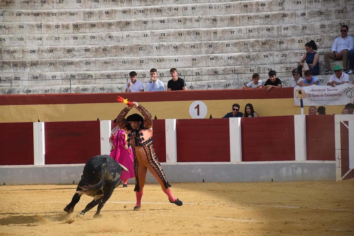 Una anterior novillada en Cehegín, con menores de edad entre el público.