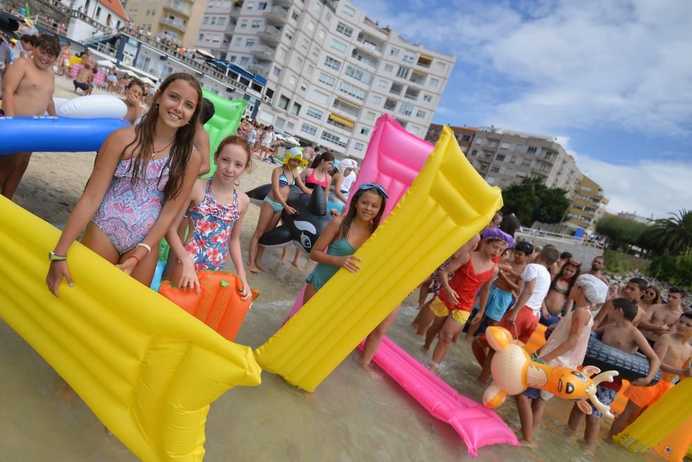 Un año más, y van nueve, se celebra el Campeonato Mundial de Colchonetas de Sanxenxo