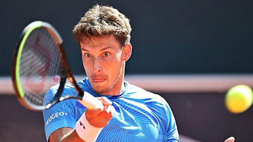 Pablo Carreño, durante el  partido de ayer.  |  REUTERS