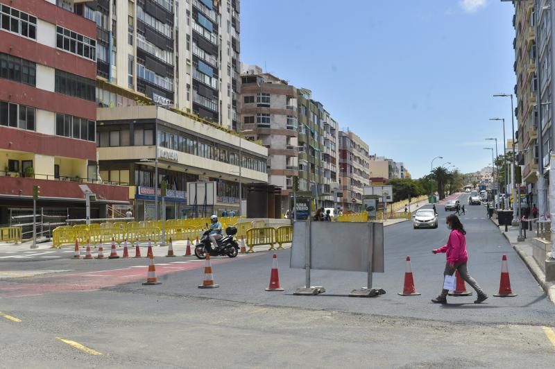 Obras intercambiador y calles Pio XII y Concepción Arenal