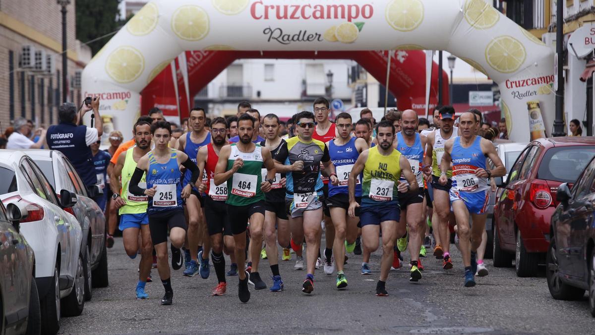 Salida de una pasada edición de la Carrera Popular María Auxiliadora.