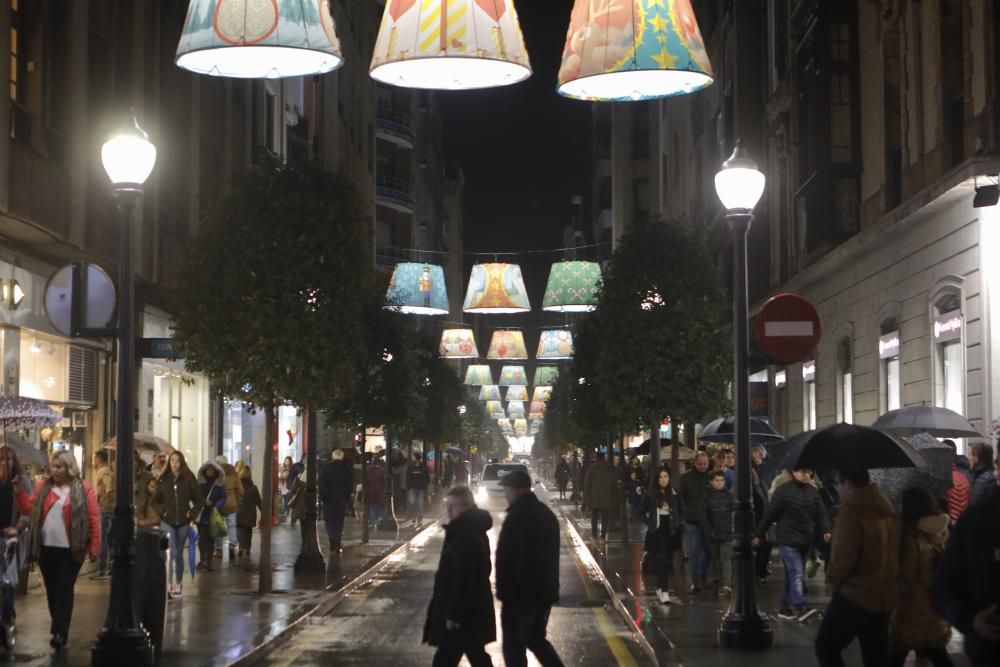 Luces de Navidad en Gijón