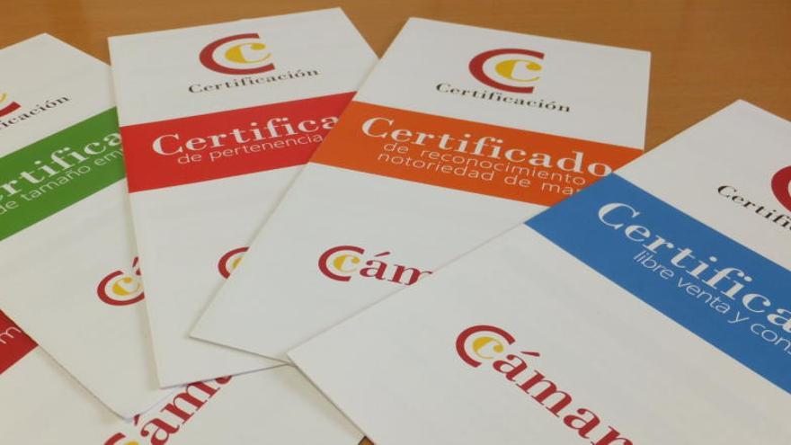 La Cámara amplía su catálogo de certificaciones