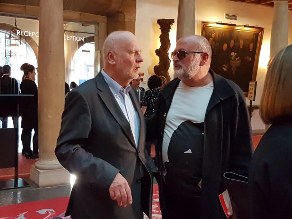 Ambiente en el hotel de la Reconquista la mañana del día de entrega del los premios Princesa de Asturias