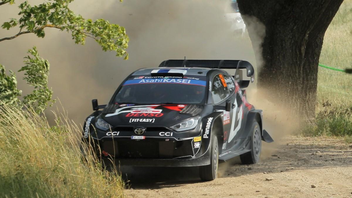 Rovanperä, durante una etapa