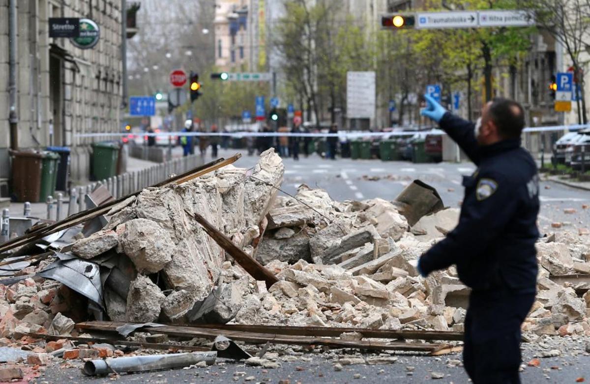 Destrucció a Zagreb per una sèrie de terratrèmols