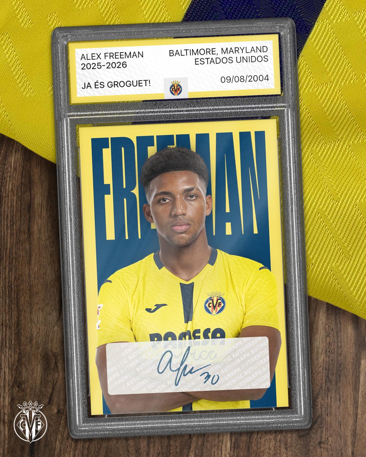 Alex Freeman, nuevo jugador del Villarreal CF