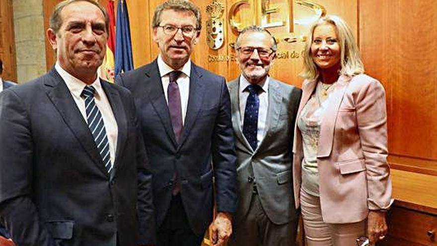 Martínez, Núñez Feijóo, Hernández y Corina Porro.