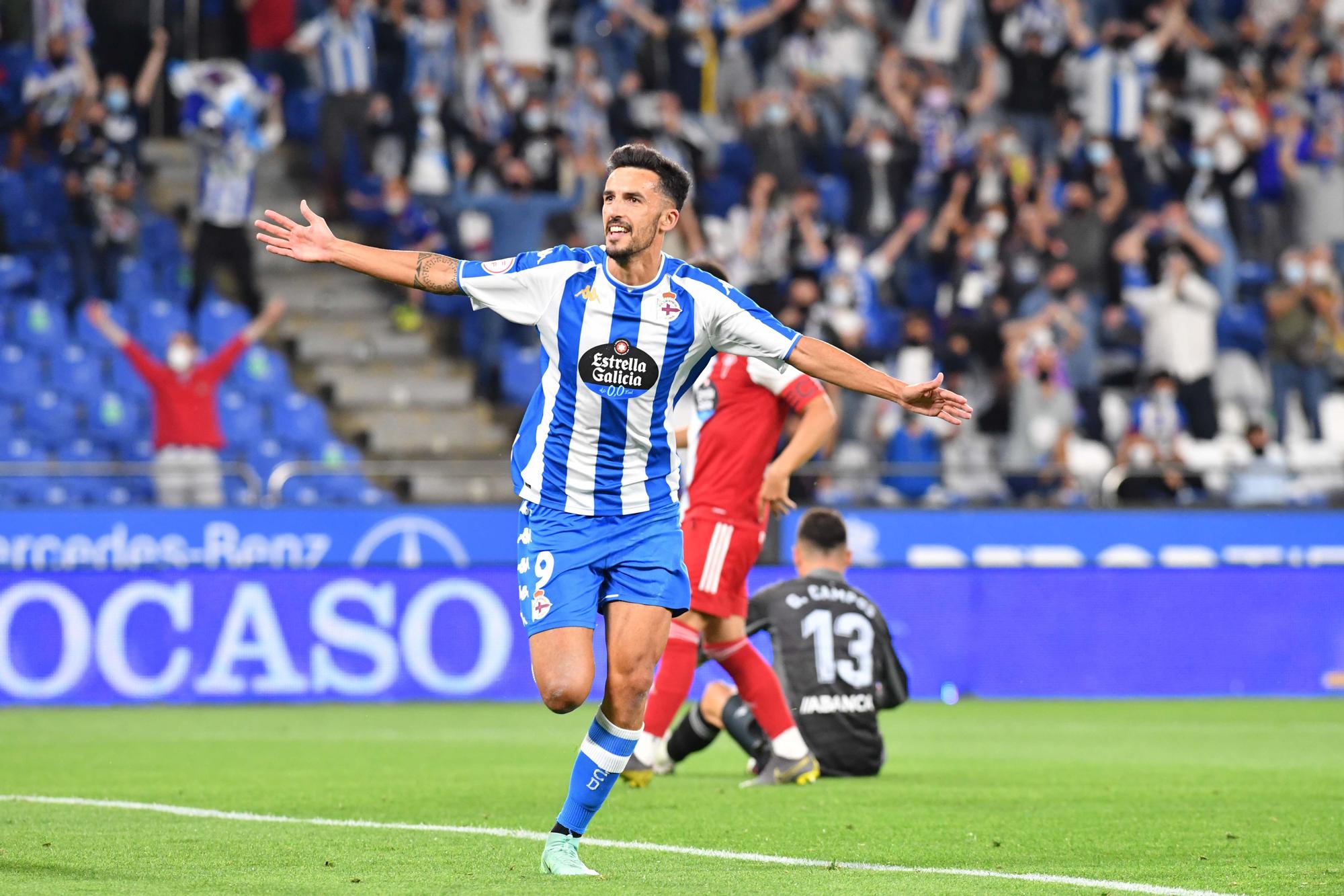 El Dépor golea al Celta B en Riazor