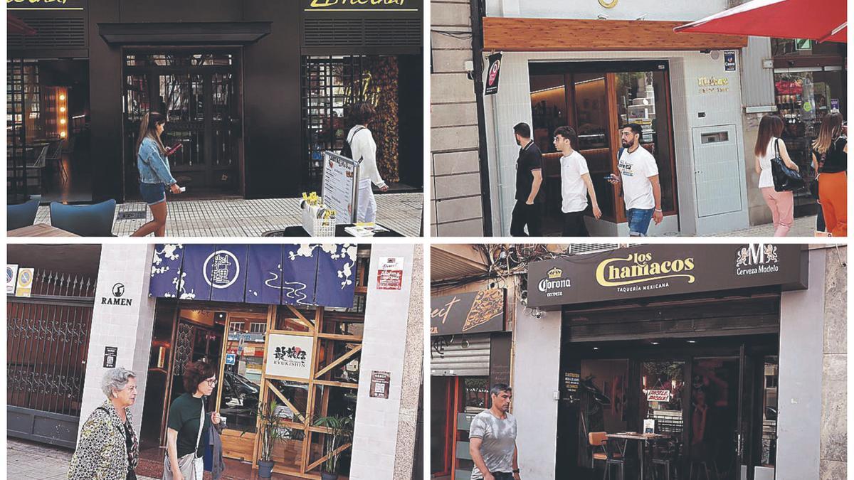 Restaurantes situados en la avenida Rey don Jaime.