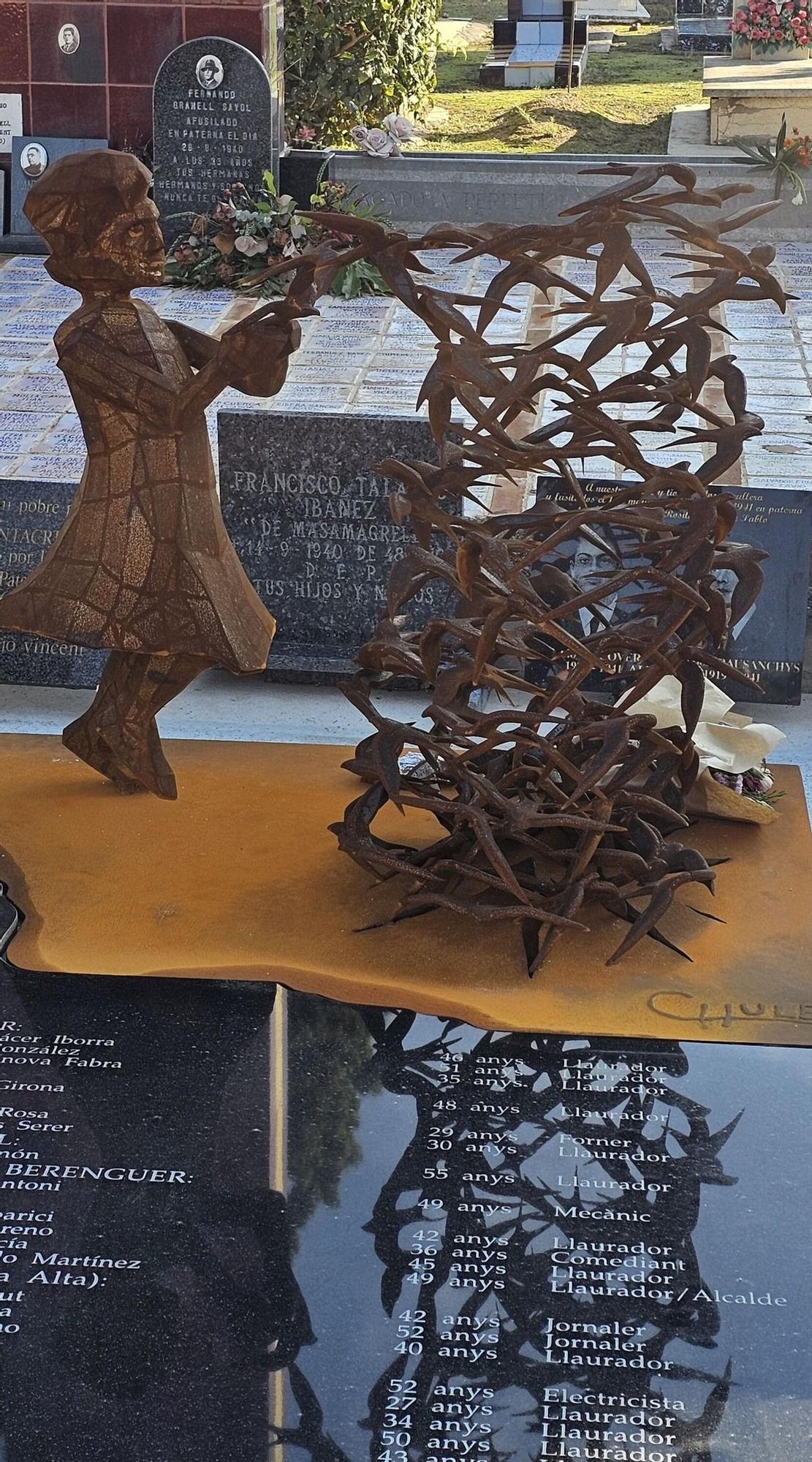 Homenaje de Tavernes de la Valldigna a los fusilados en Paterna