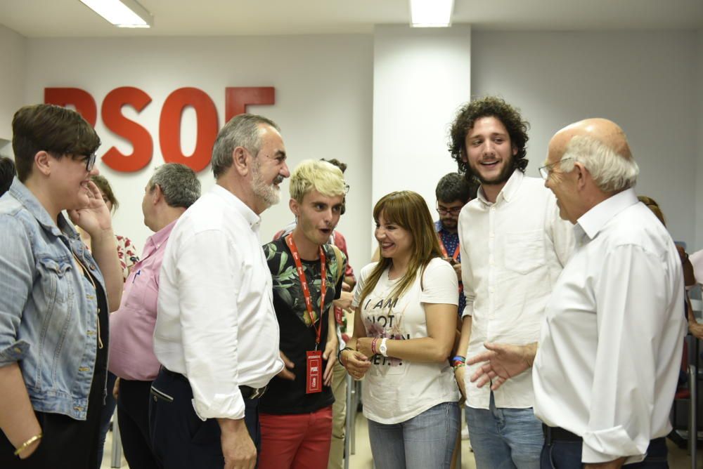 Noche electoral en el PSOE