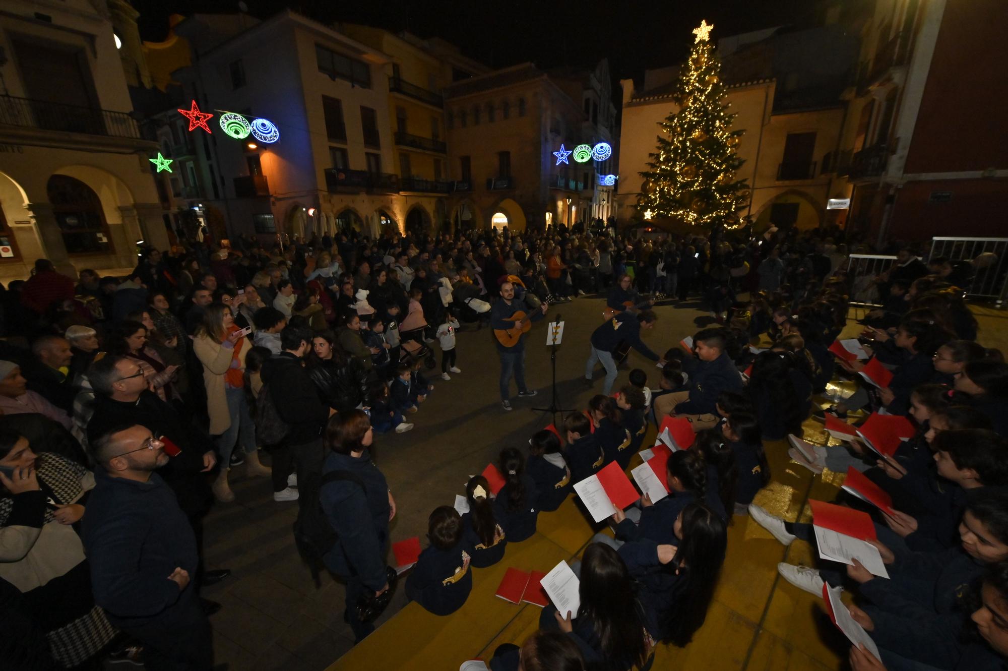 Encesa de las luces del árbol de Navidad de Vila-real