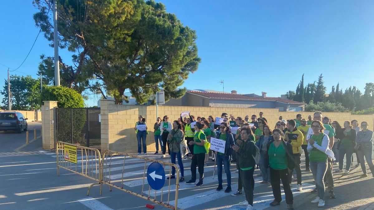 piquet a Ondara i manifestació a Dénia