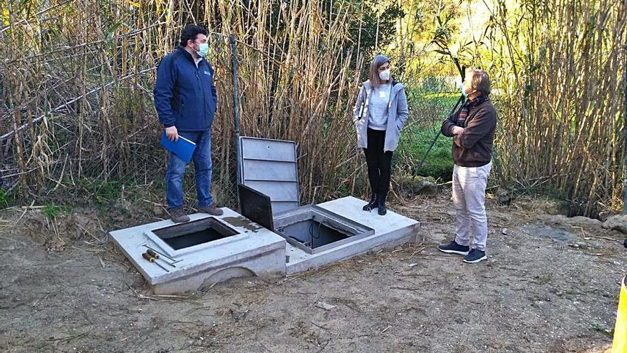 La alcaldesa, Victoria Portas, esta semana con la empresa en Donón.   | // FDV