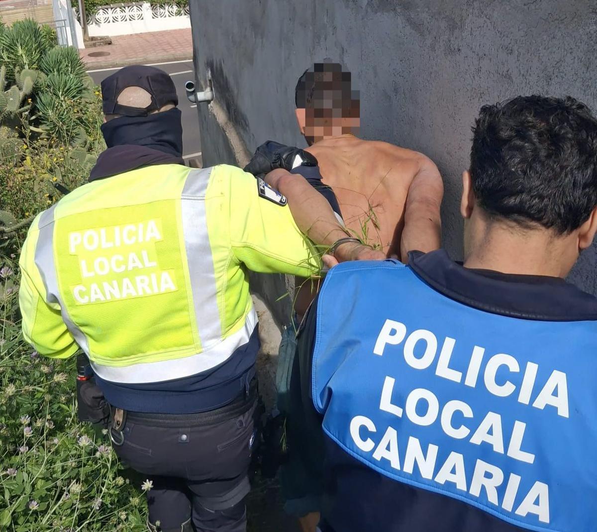 Capturado un ladrón en Tejina.