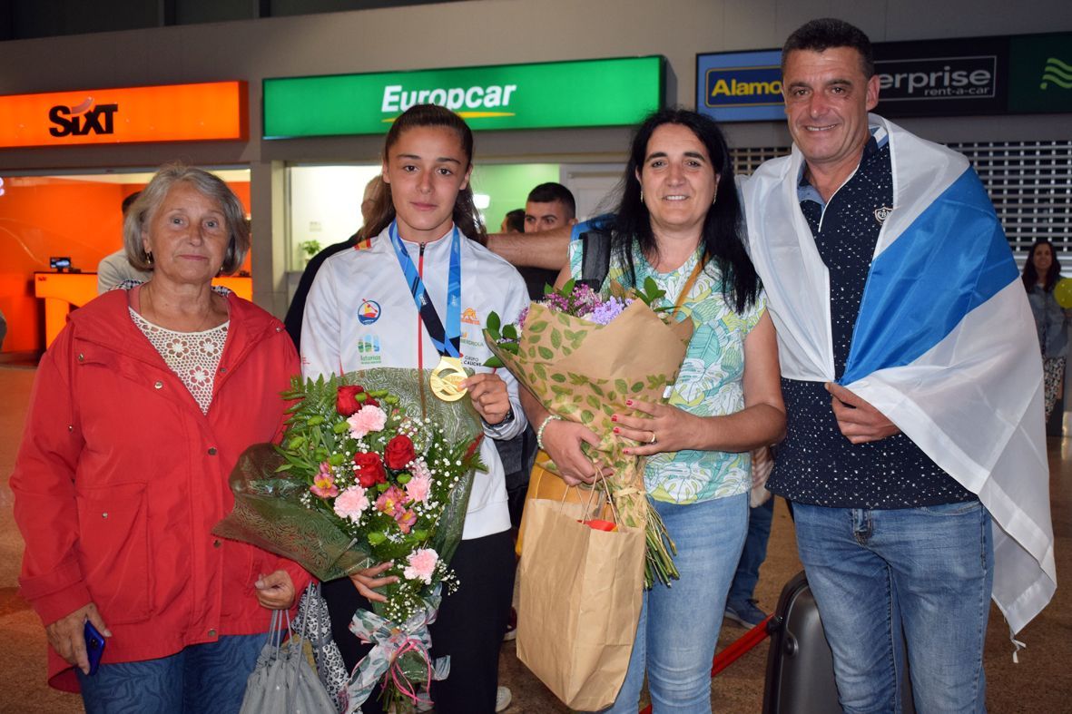 El homenaje tributado a Nerea Novo en Valga.