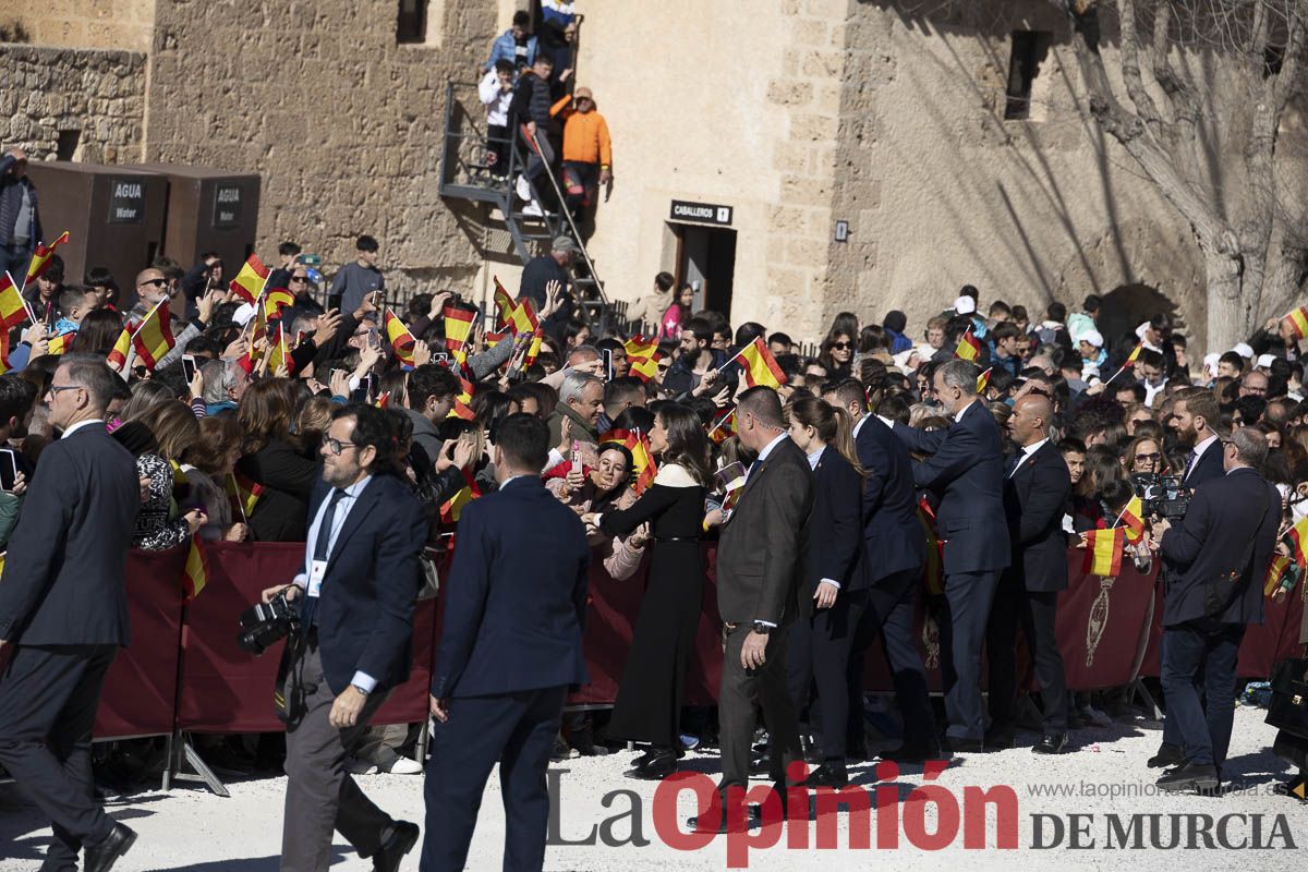 Visita de los reyes de España a Caravaca (explanada de la Basílica)
