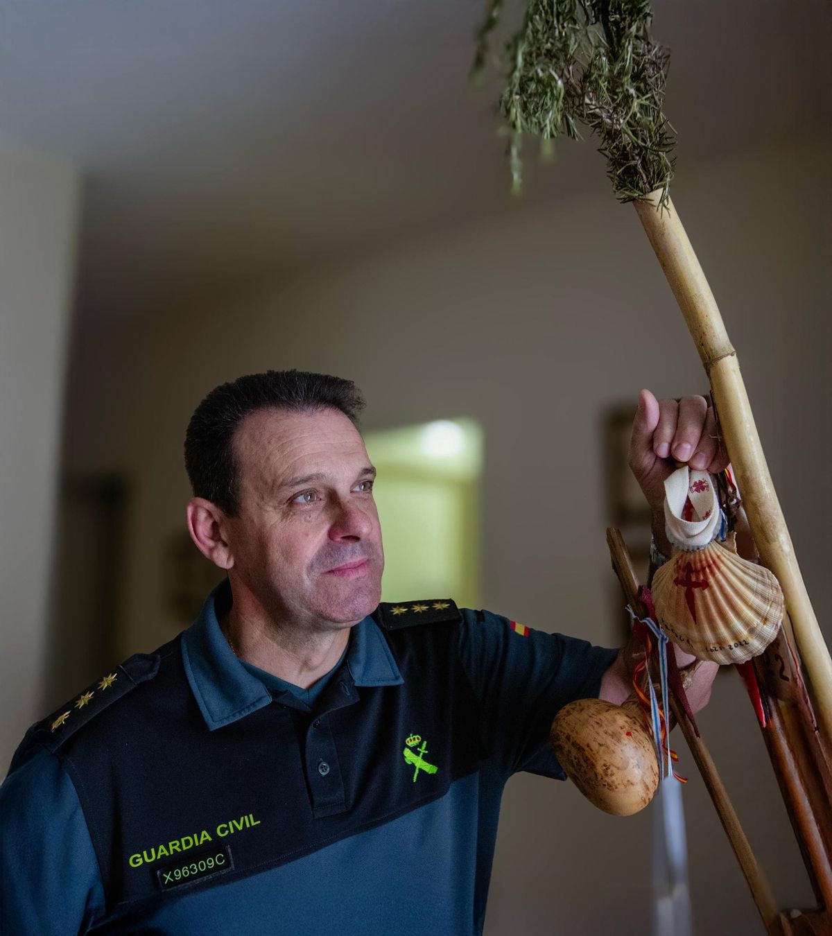 El coronel en la que durante los últimos seis años y medio ha sido su casa en la Comandancia de Alicante en una imagen de octubre de 2022.