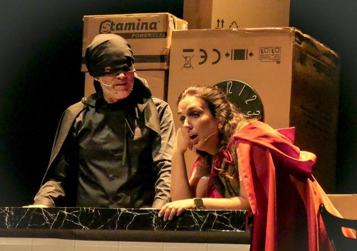 Una escena de la obra Desencaixats.