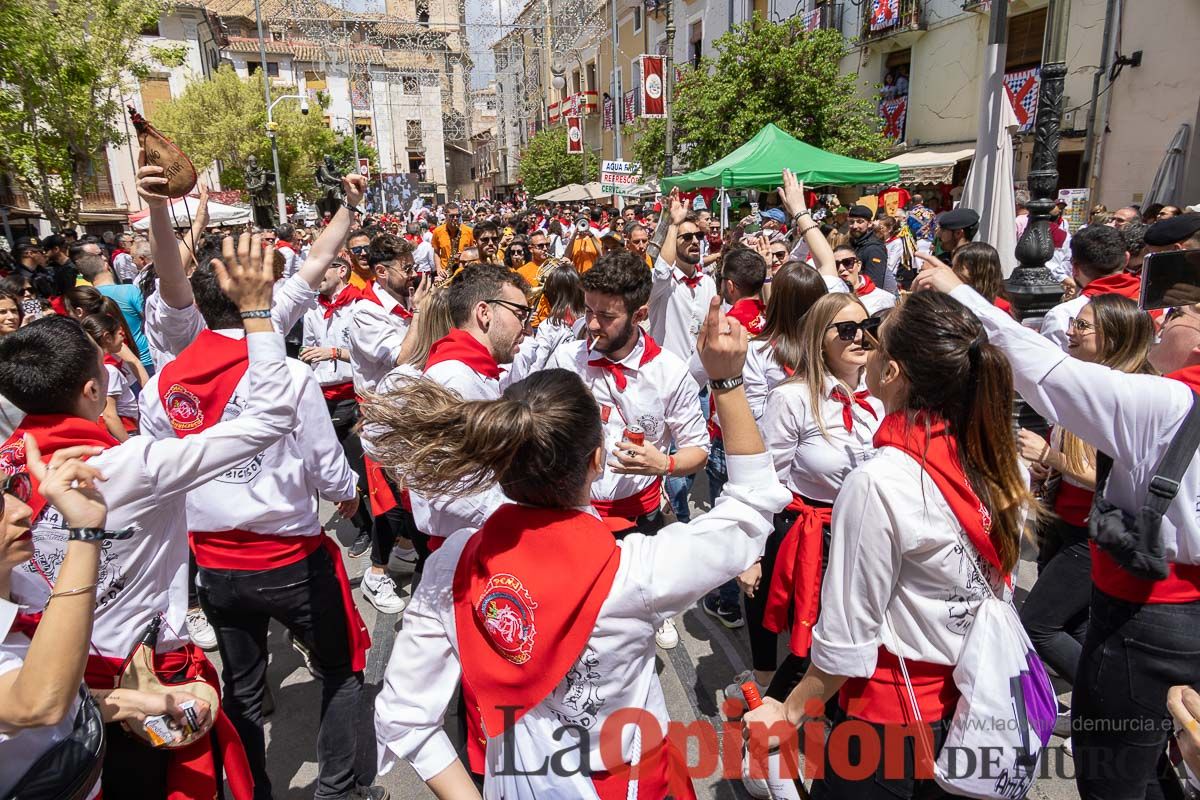 Recorrido Caballos del Vino día dos de mayo en Caravaca