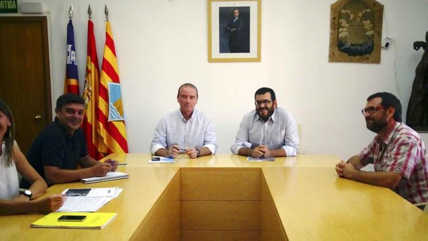 Un momento de la reunión mantenida en el Consell de Formentera