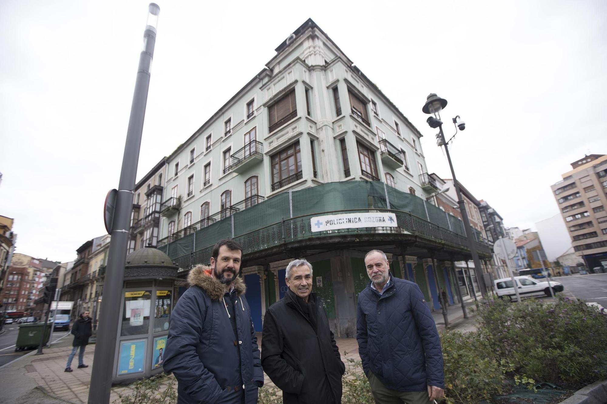 El interior del edificio del Café Colón, al desnudo