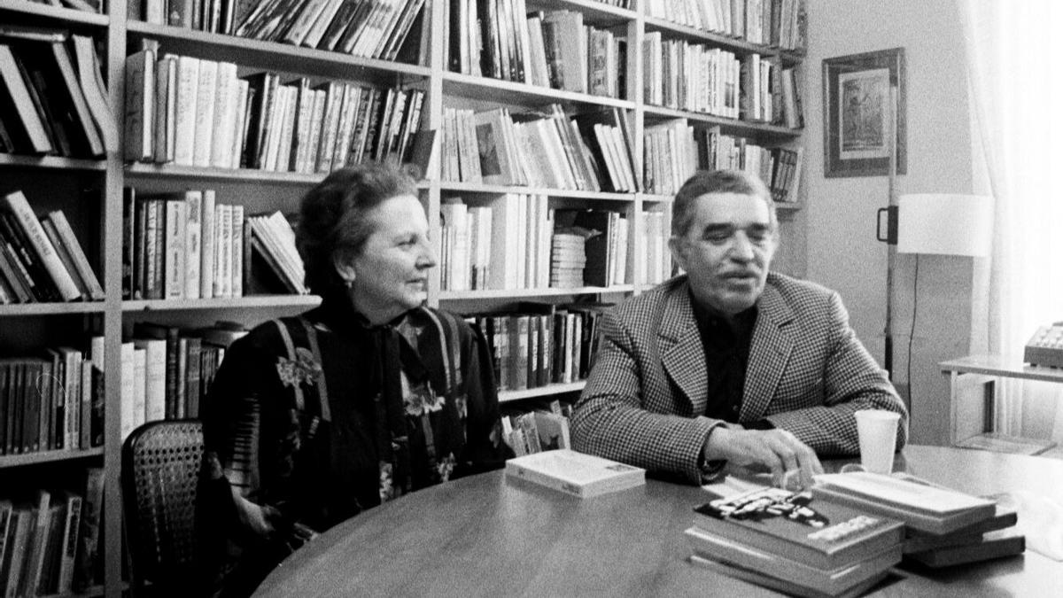 Carmen Balcells y García Márquez en una imagen de archivo