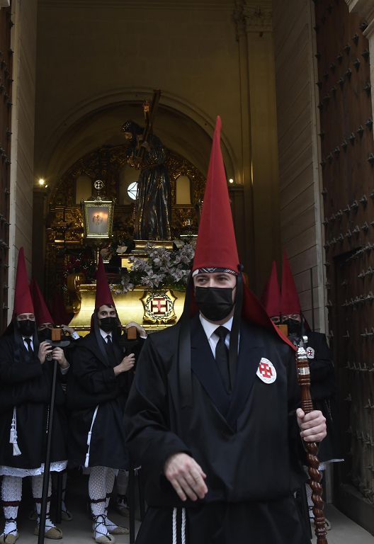 La procesión del Viernes Santo de Murcia, en imágenes