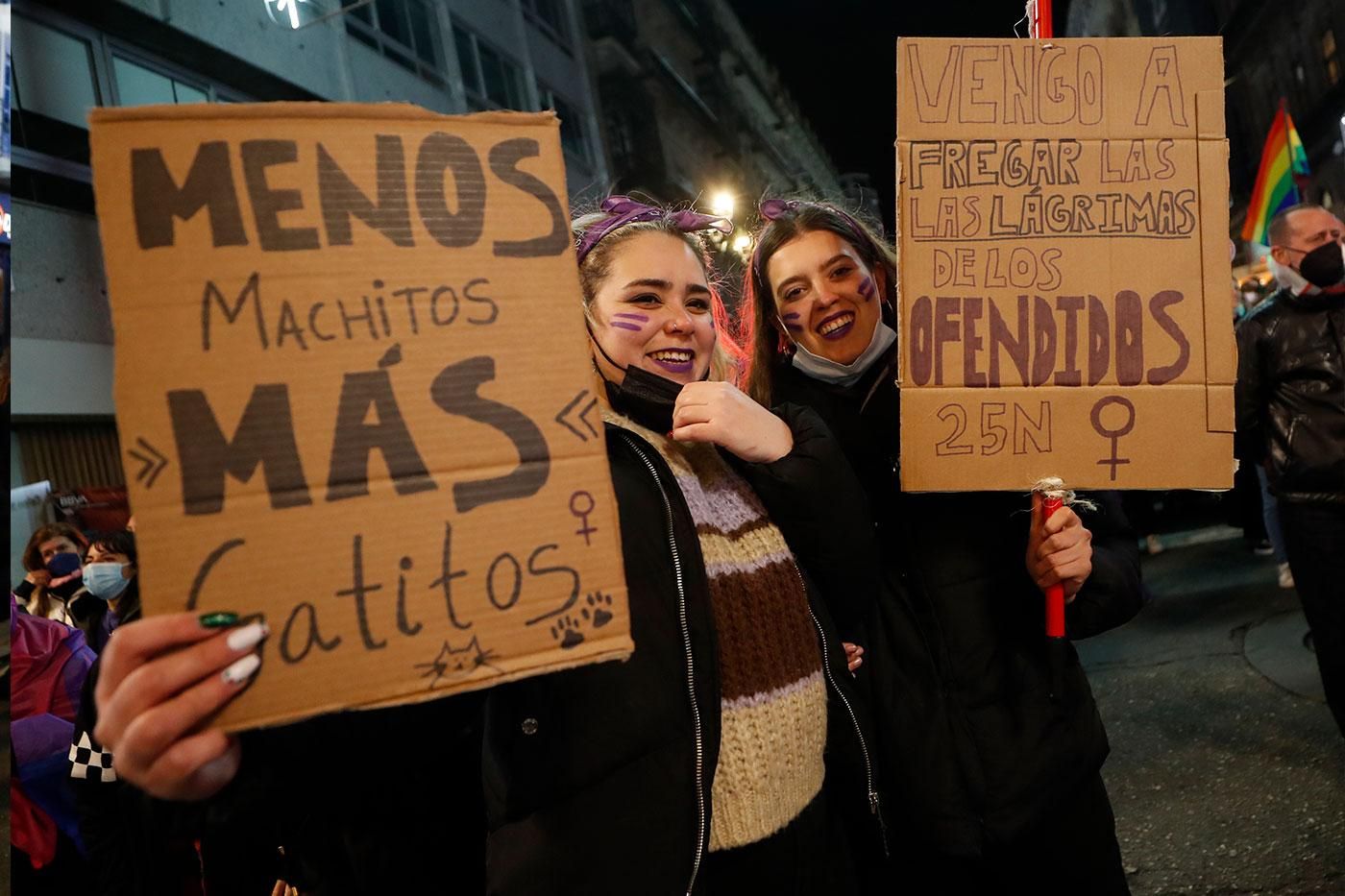 Libres, iguales y seguras: Vigo sale a la calle para gritar por todas las mujeres