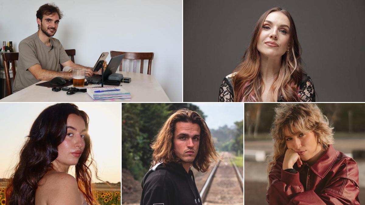 De izquierda a derecha: Diego Doal, Inés Hernand, Ariane Hoyos, Rubén Díez y María Rúa.