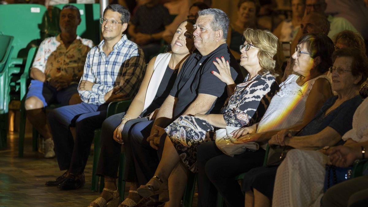 Pepe Quesada en el centro durante el acto