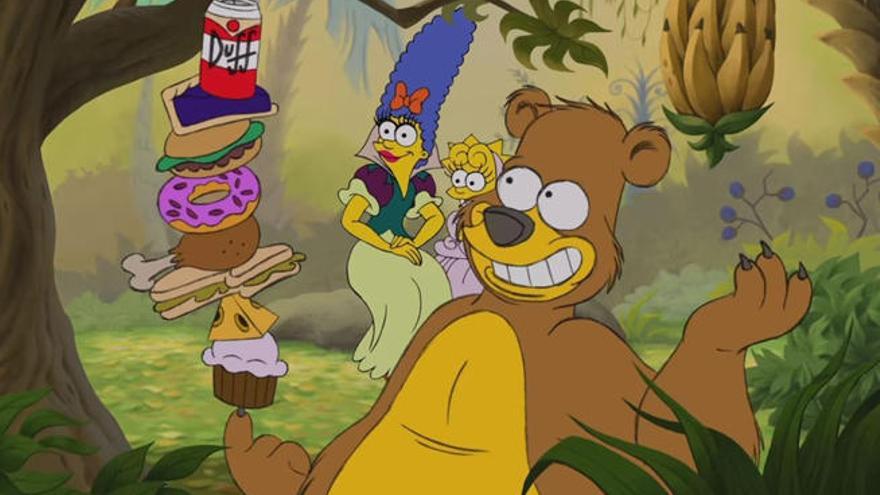 &#039;Los Simpson&#039; homenajeando a Disney