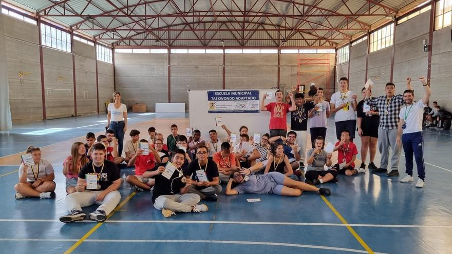 Gran acogida del I Encuentro de las Escuelas Municipales de Taekwondo Adaptado