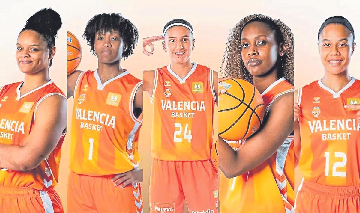 Khaalia Hillsman, Yvonne Anderson, Ben Abdelkader, Kendra Chery i Nia Coffey, un quintet de fitxatges