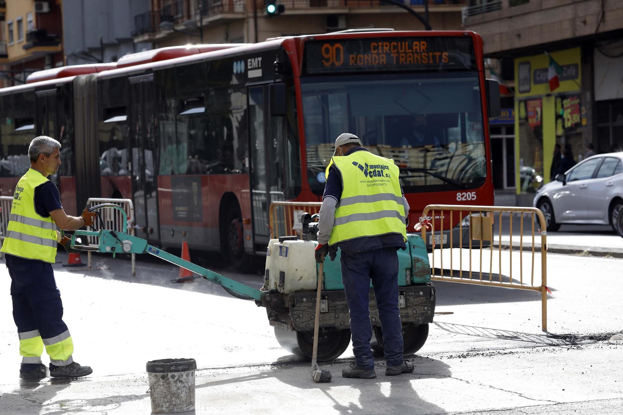 Así empiezan las obras en Pérez Galdós