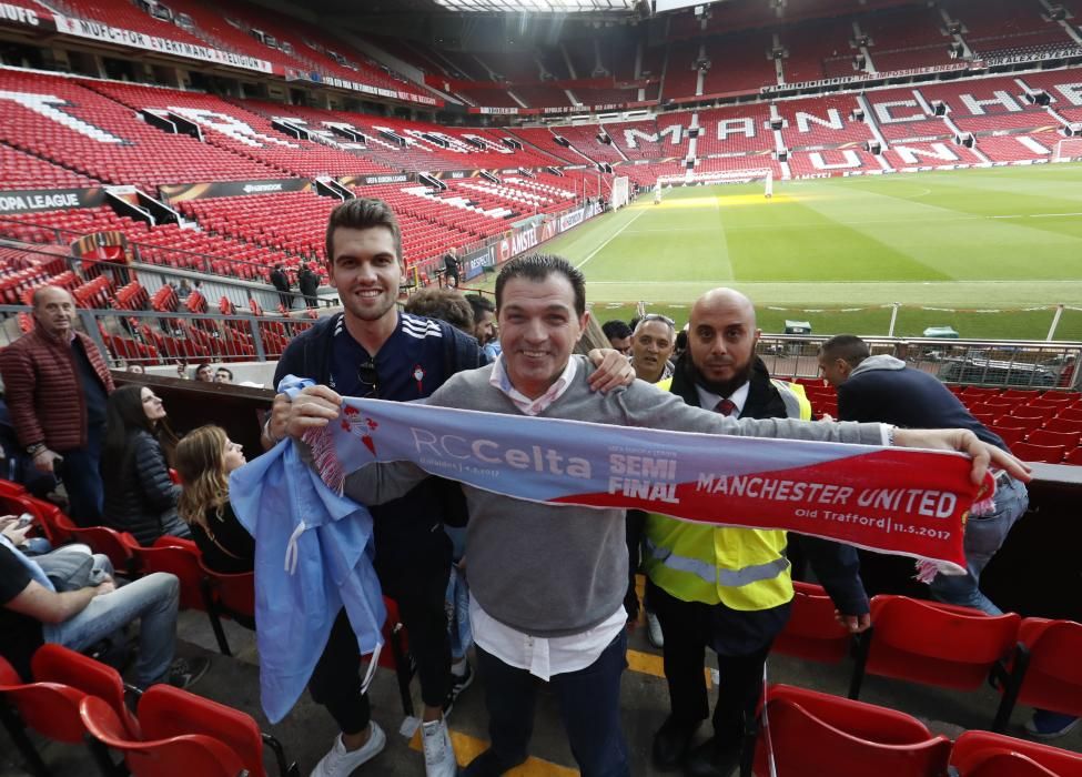 El Celta y su afición ya conocen Old Trafford