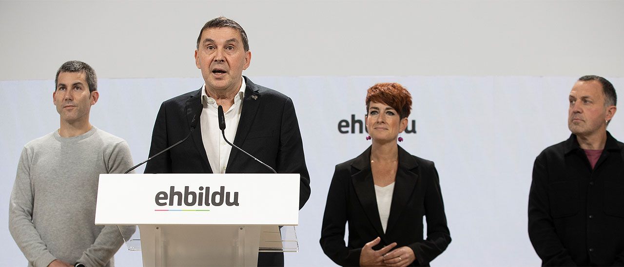 El coordinador general de EH Bildu, Arnaldo Otegi.