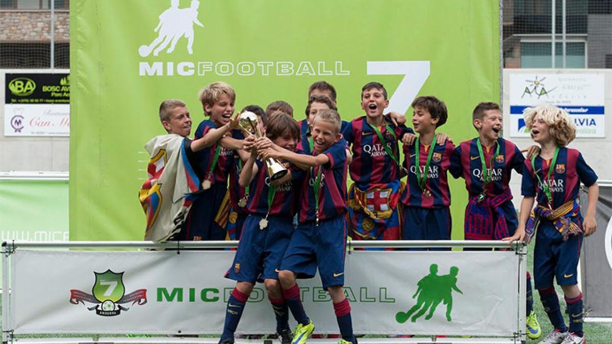 El FC Barcelona fue el gran triunfador en la pasada edición del MICFootball7