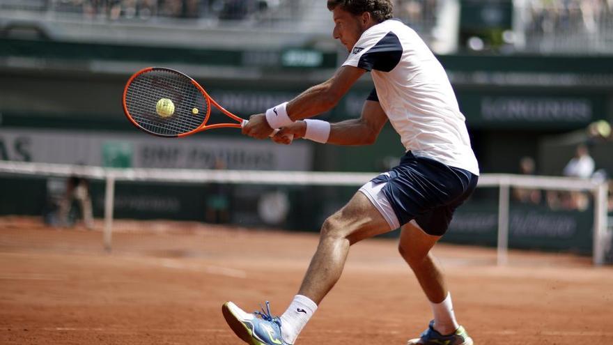 Pablo Carreño, durante su partido ante Dimitrov.