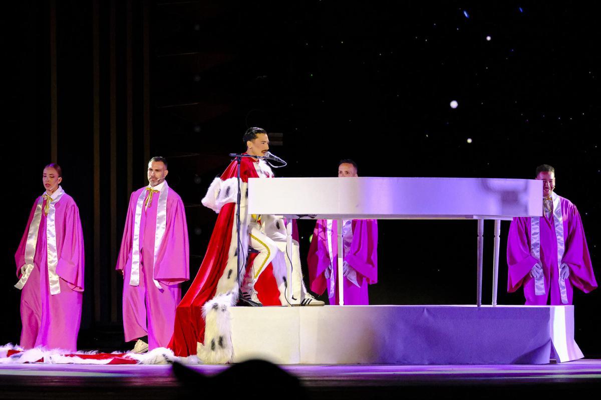 20-02-2026 LAS PALMAS DE GRAN CANARIA. Gala de elección Drag Queen Carnaval 2026. Obertura  | 20/02/2026 | Fotógrafo: Andrés Cruz